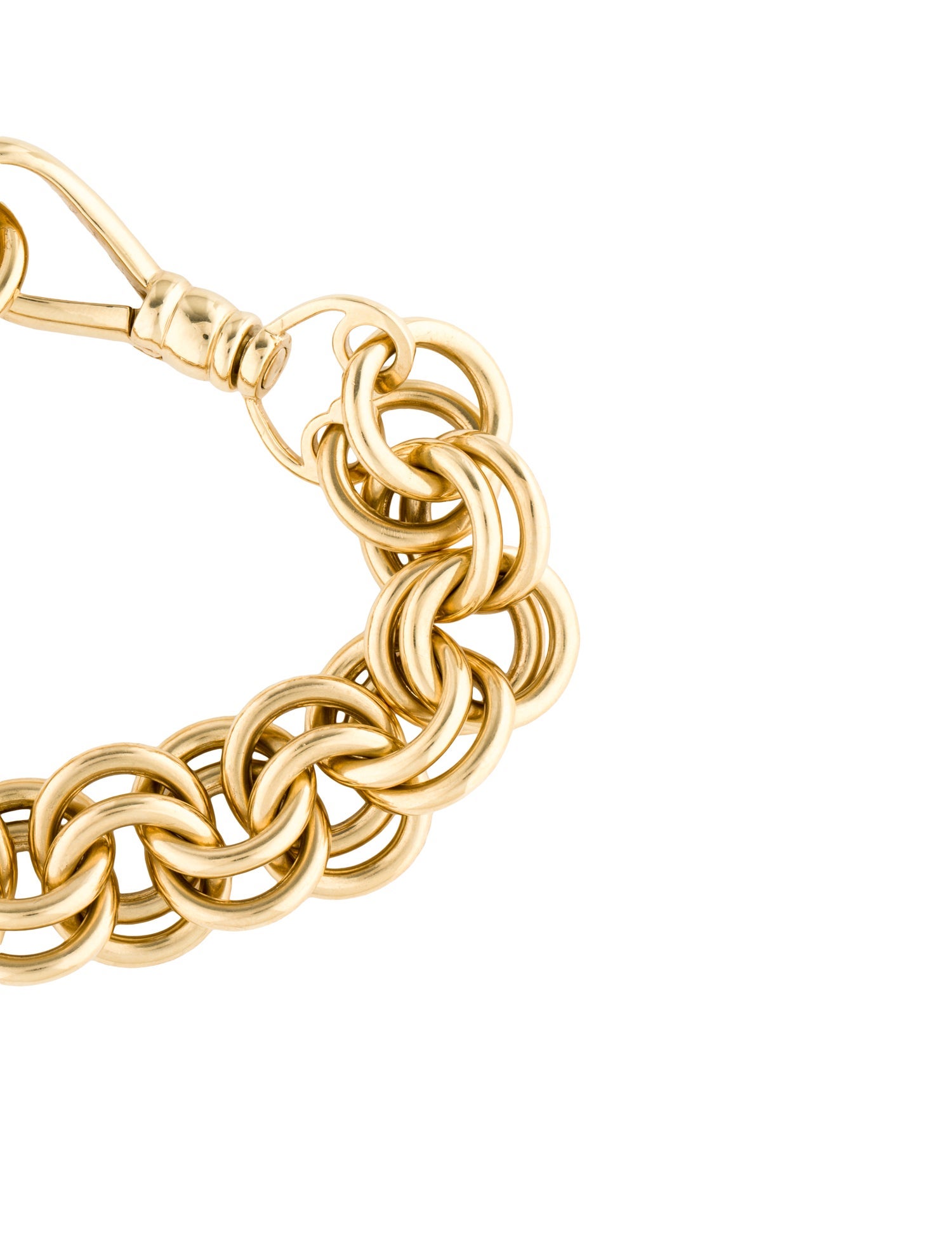 Tiffany & Co. Vintage 18K Schlumberger Bull Swivel Link Bracelet