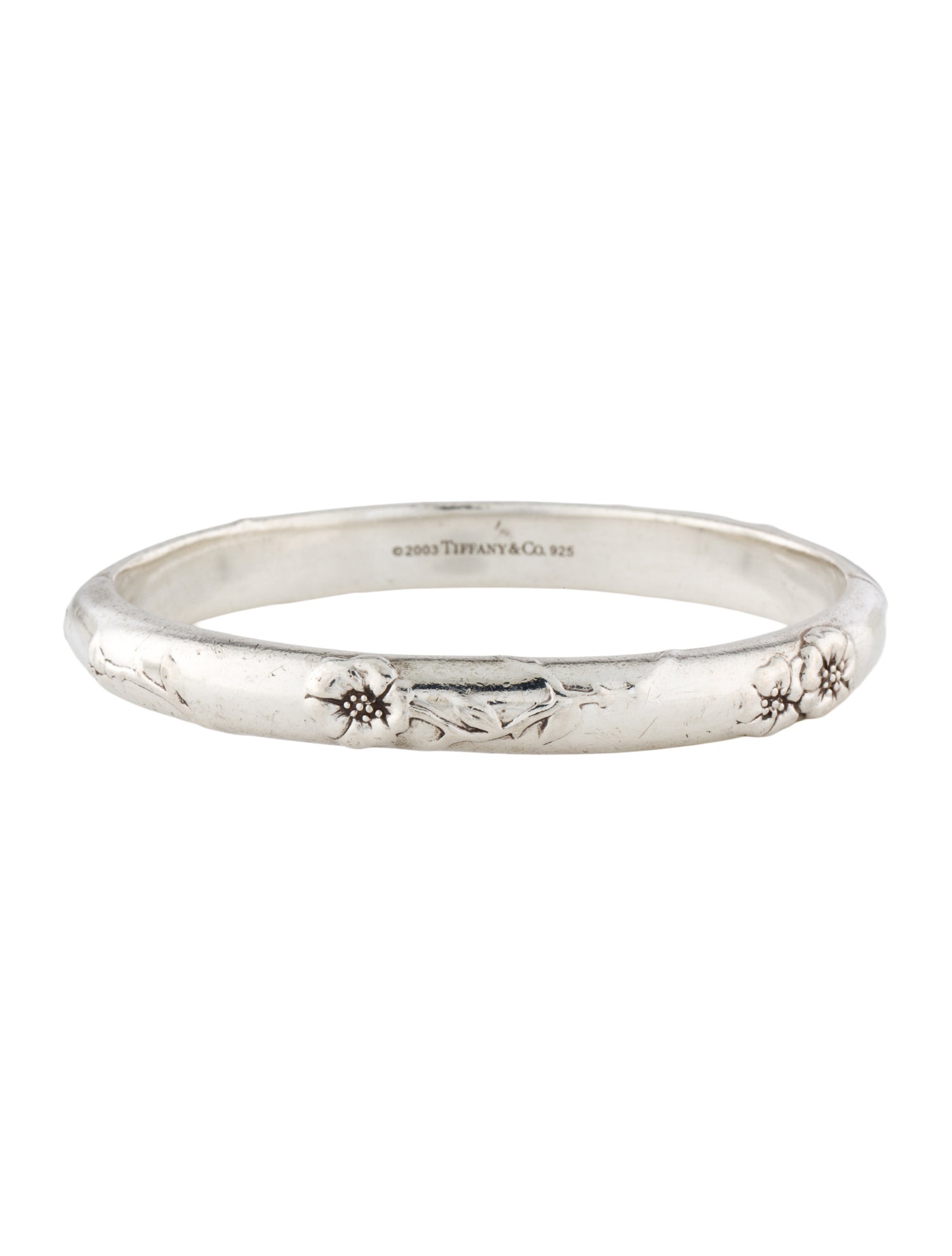 Tiffany & Co. Vintage Nature Rose Bracelet Bangle
