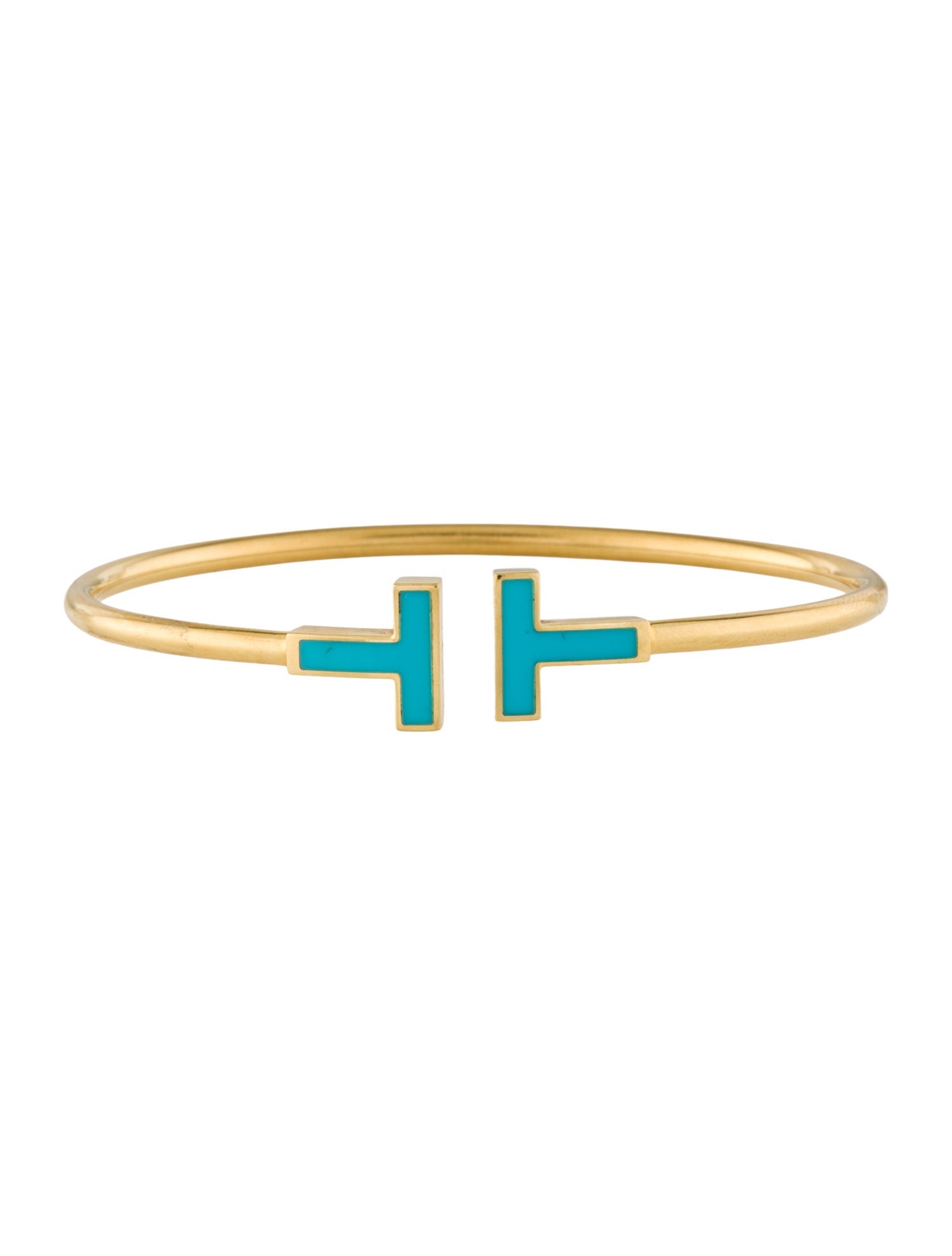 Tiffany & Co. 18K Turquoise Wire Bracelet