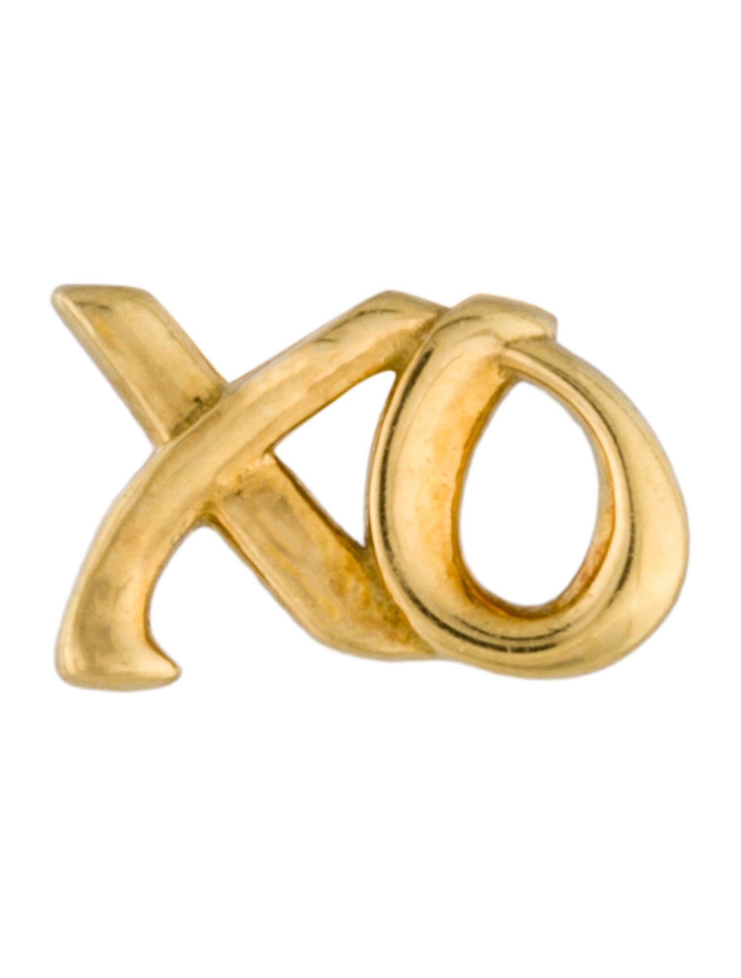 Tiffany & Co. 18k Graffiti Kisses XO Stud Single Earring