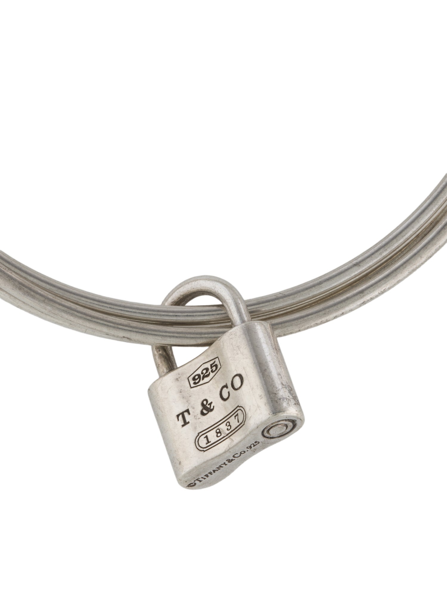 Tiffany & Co. Lock Triple Bangle Bracelet