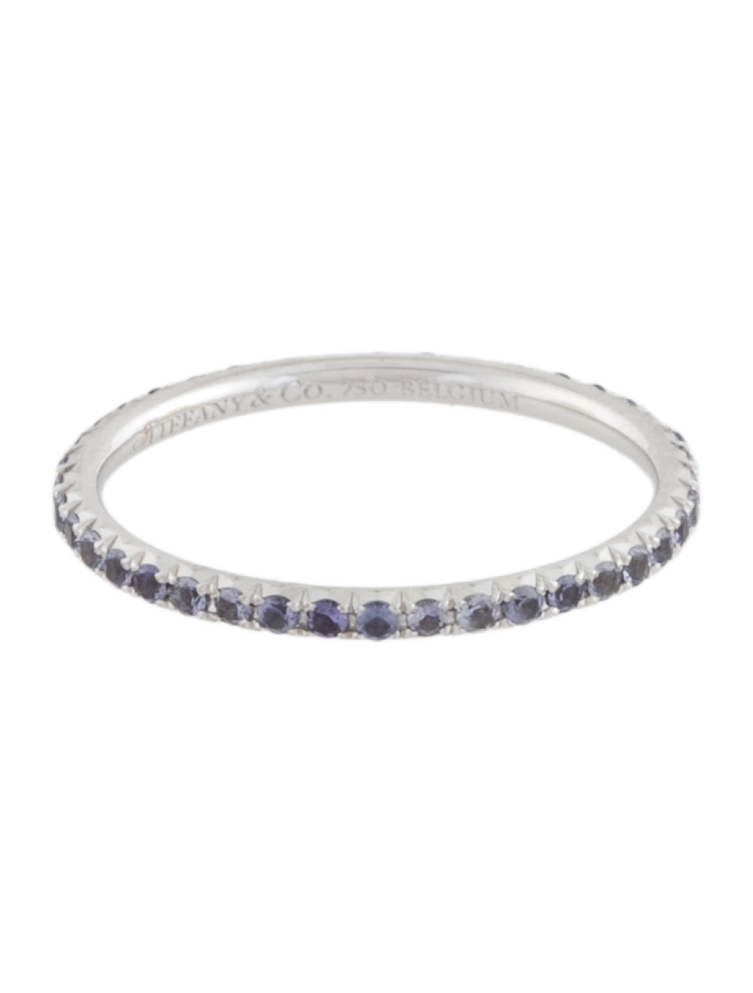 Tiffany & Co. 18K Iolite Eternity Band