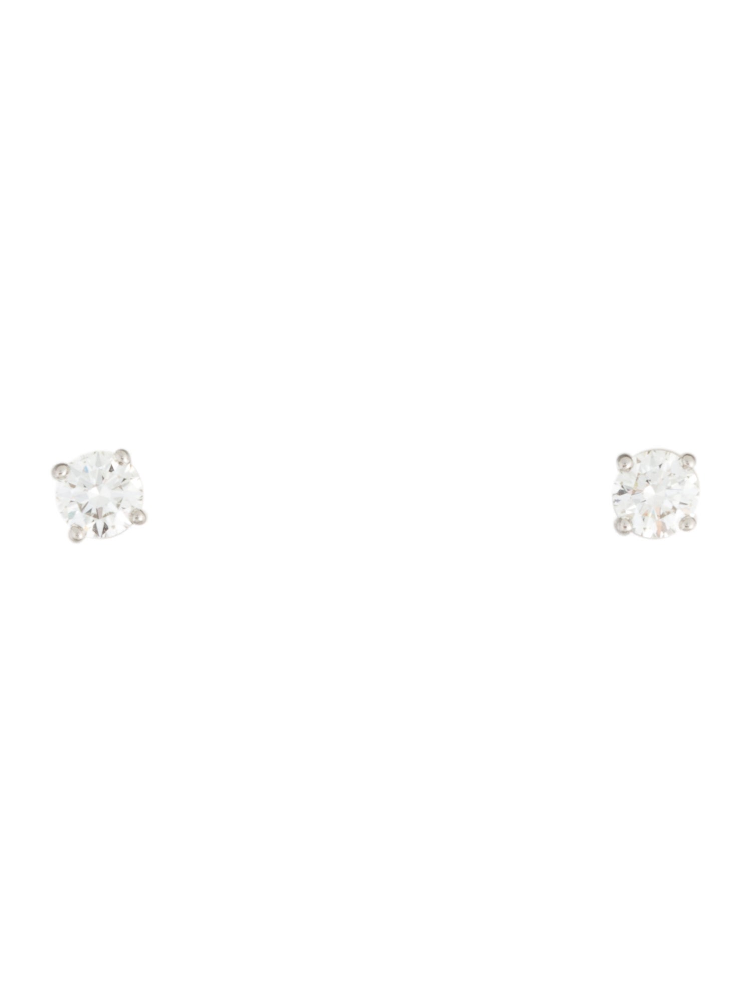 Tiffany & Co. Platinum Diamond Stud Earrings