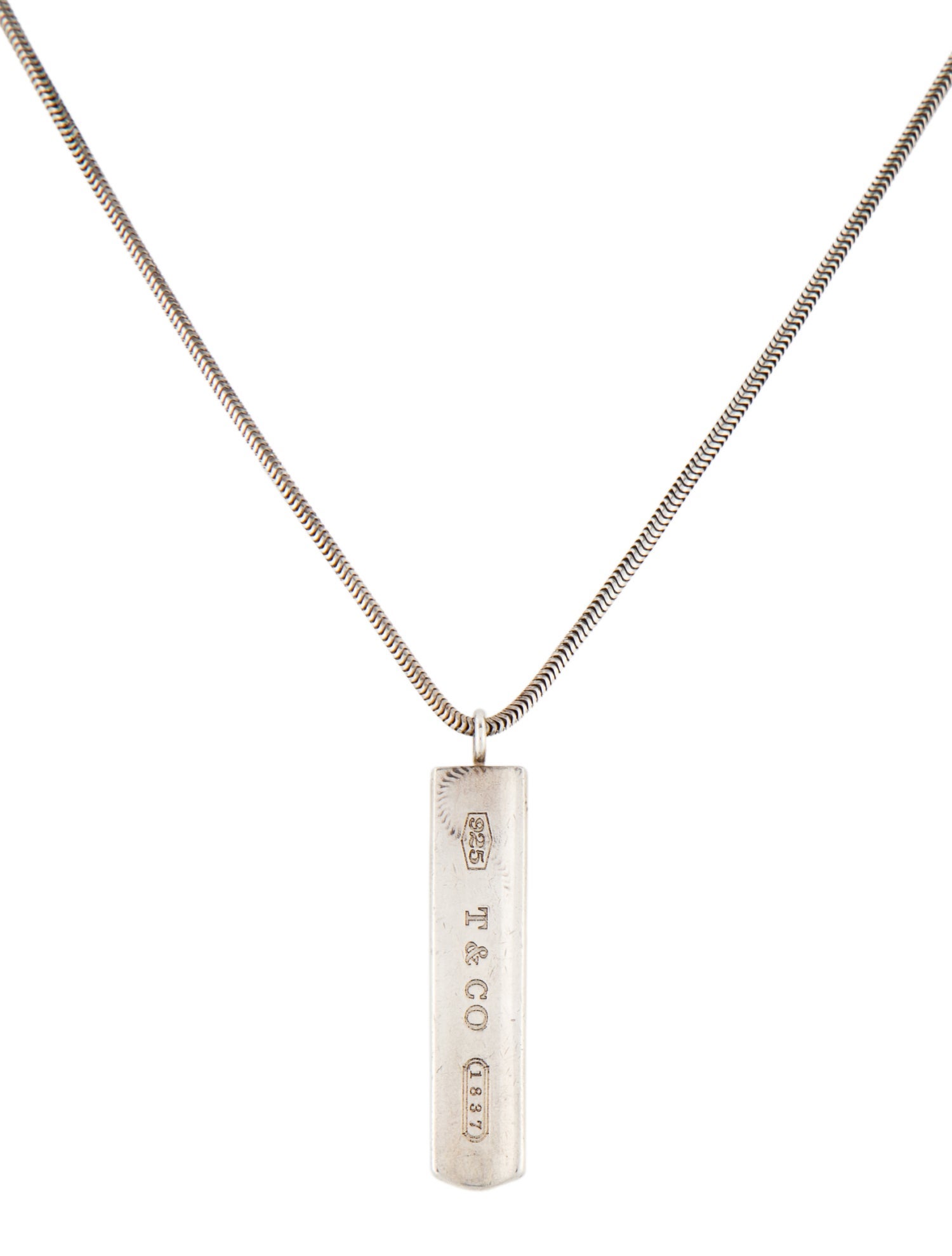 Tiffany & Co. Vintage 1837® Bar Pendant Necklace