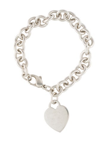 Tiffany & Co. Charm Heart Tag Bracelet
