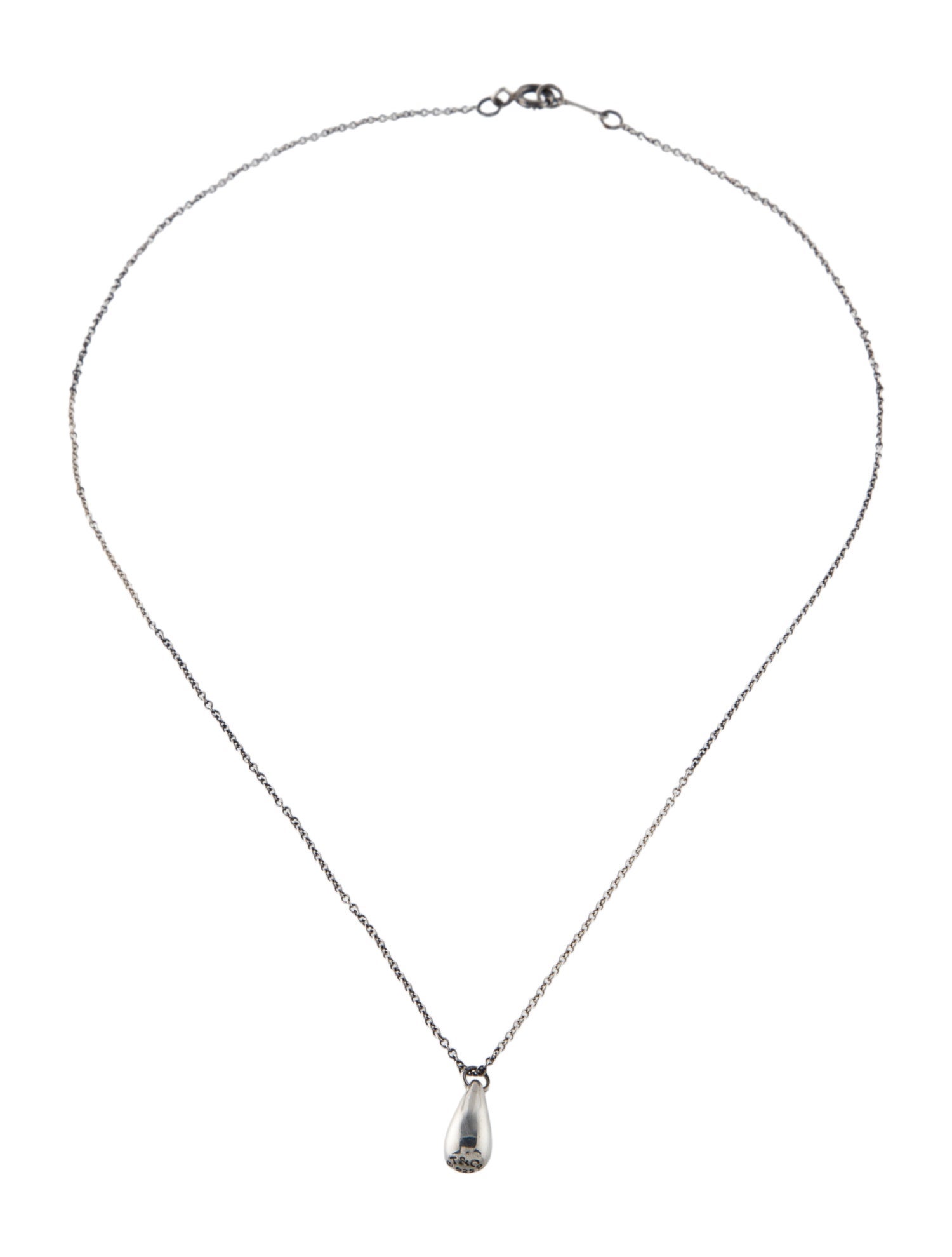 Tiffany & Co. Teardrop Pendant Necklace