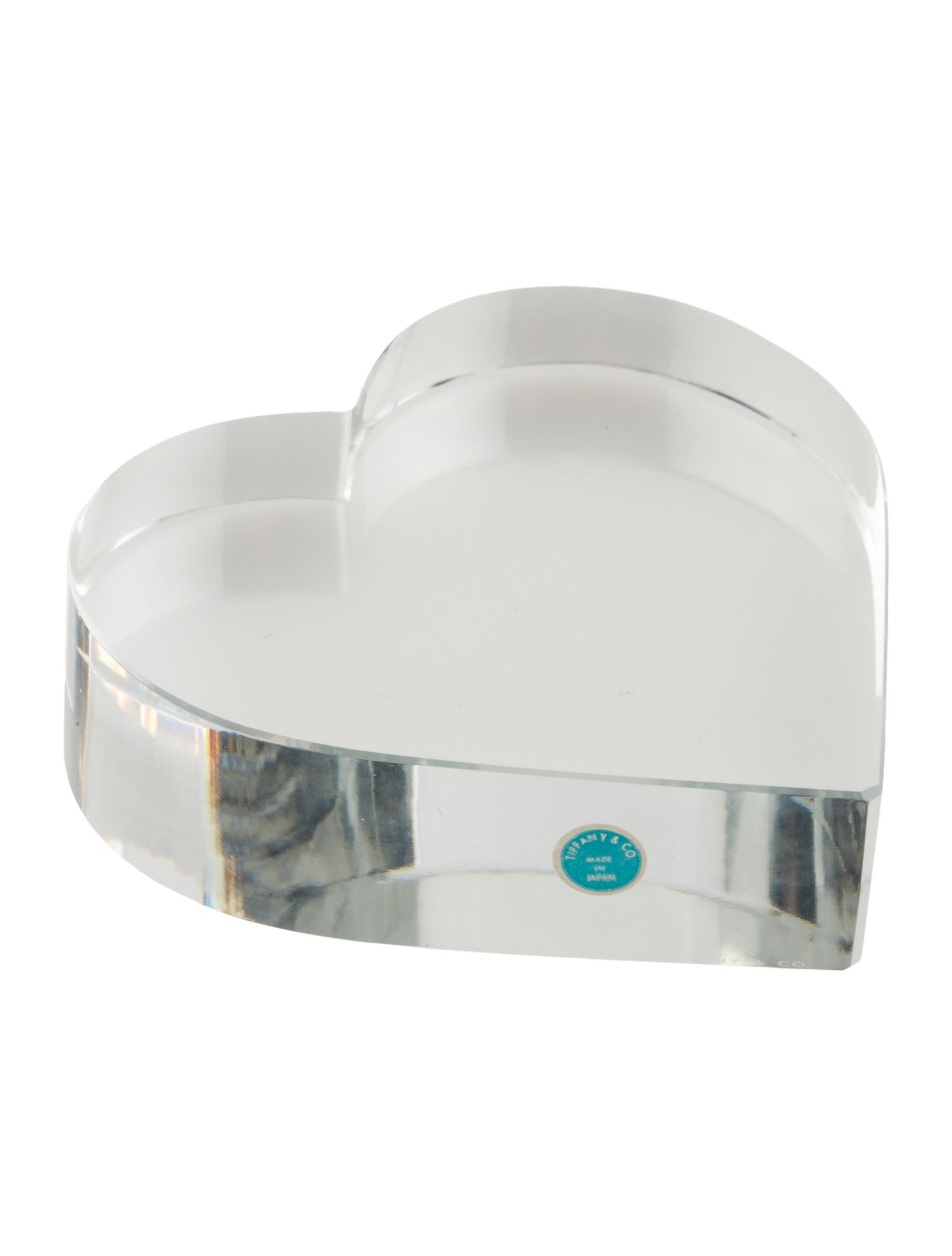 Tiffany & Co. Clear Crystal Paperweight