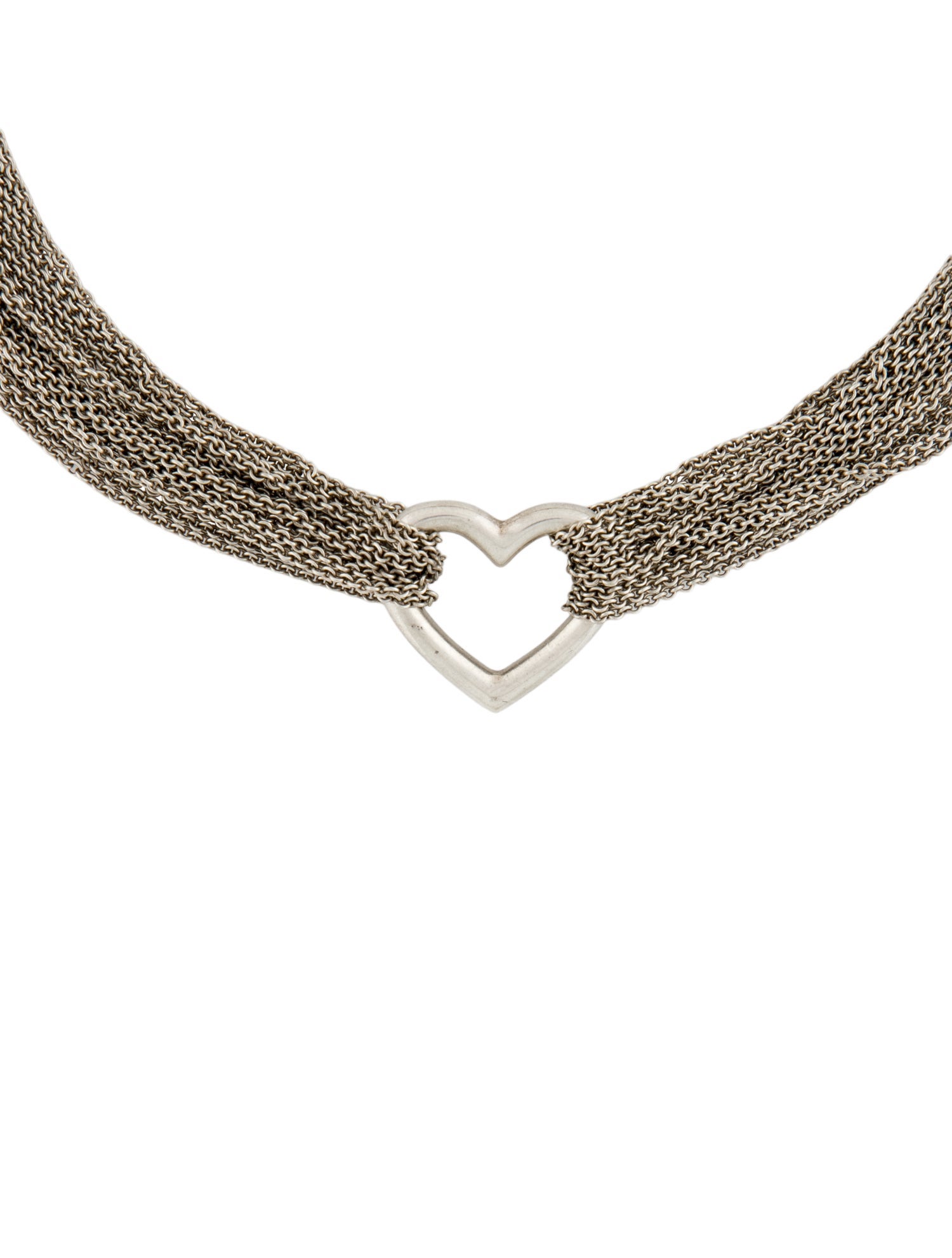 Tiffany & Co. Heart Multistrand Toggle Necklace