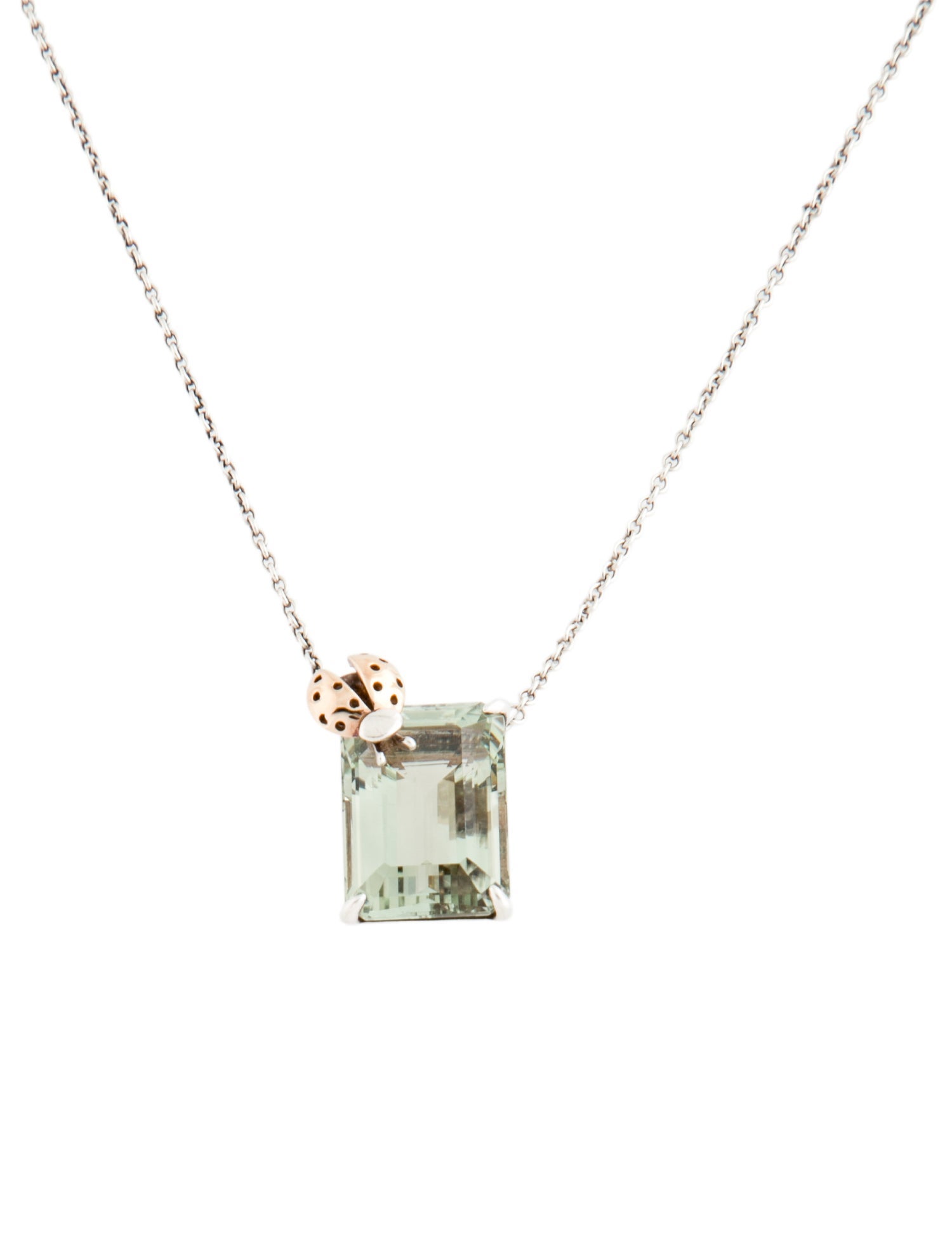 Tiffany & Co. Prasiolite Love Bug Pendant Necklace