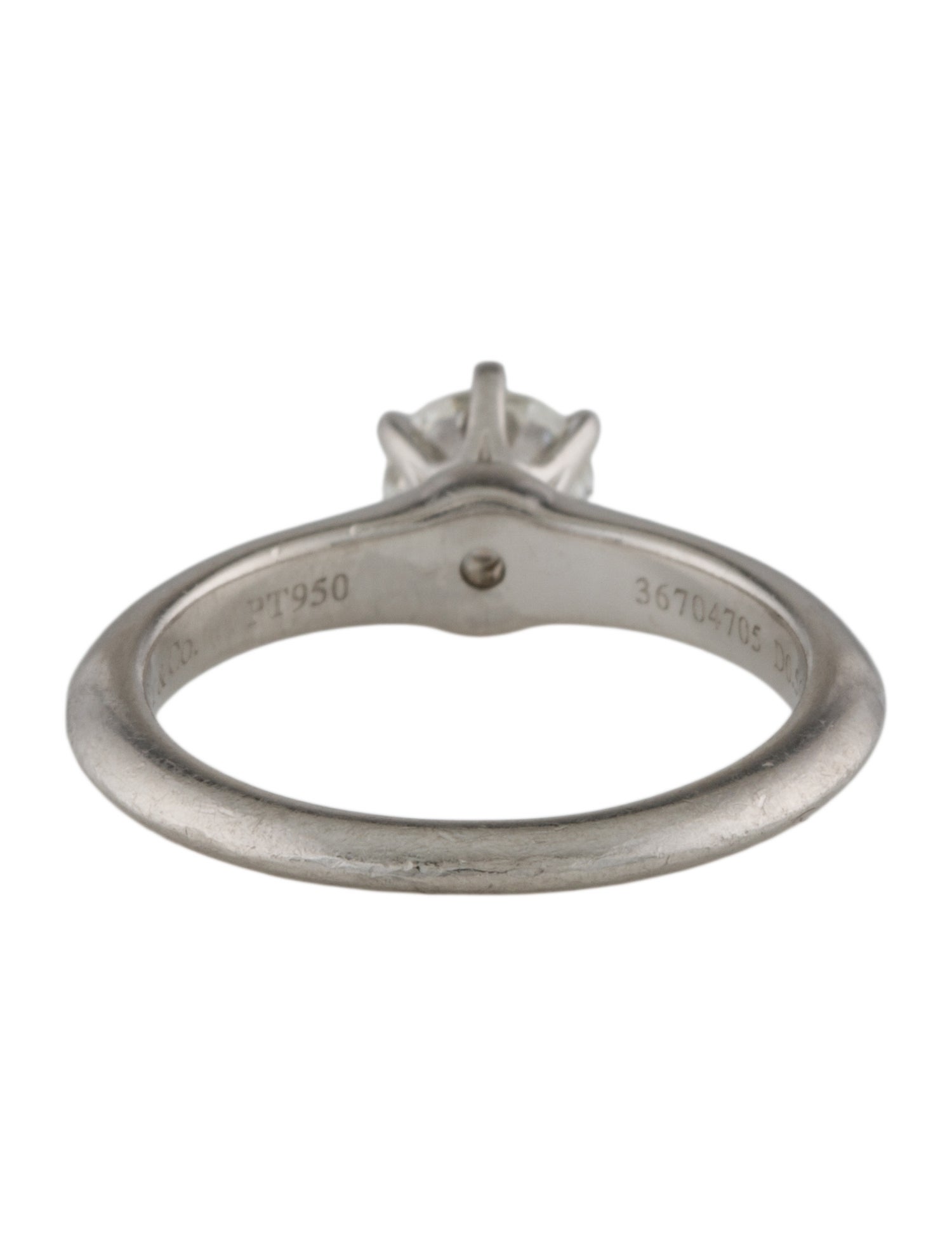 Tiffany & Co. Platinum Diamond Engagement Ring