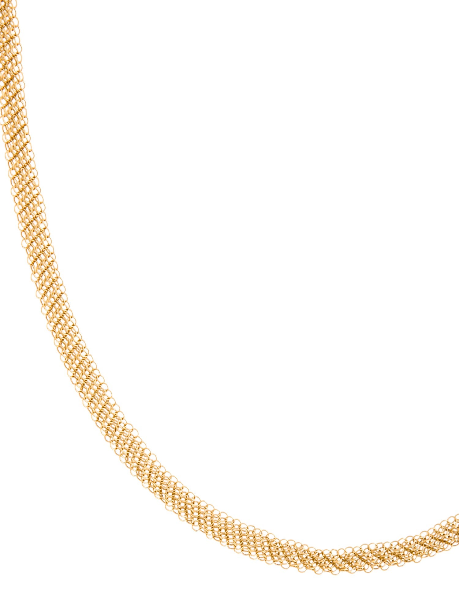 Tiffany & Co. Vintage 18K Mesh necklace