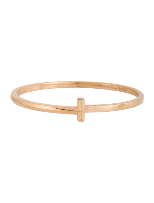 Tiffany & Co. 18K T1 Narrow Hinged Bangle