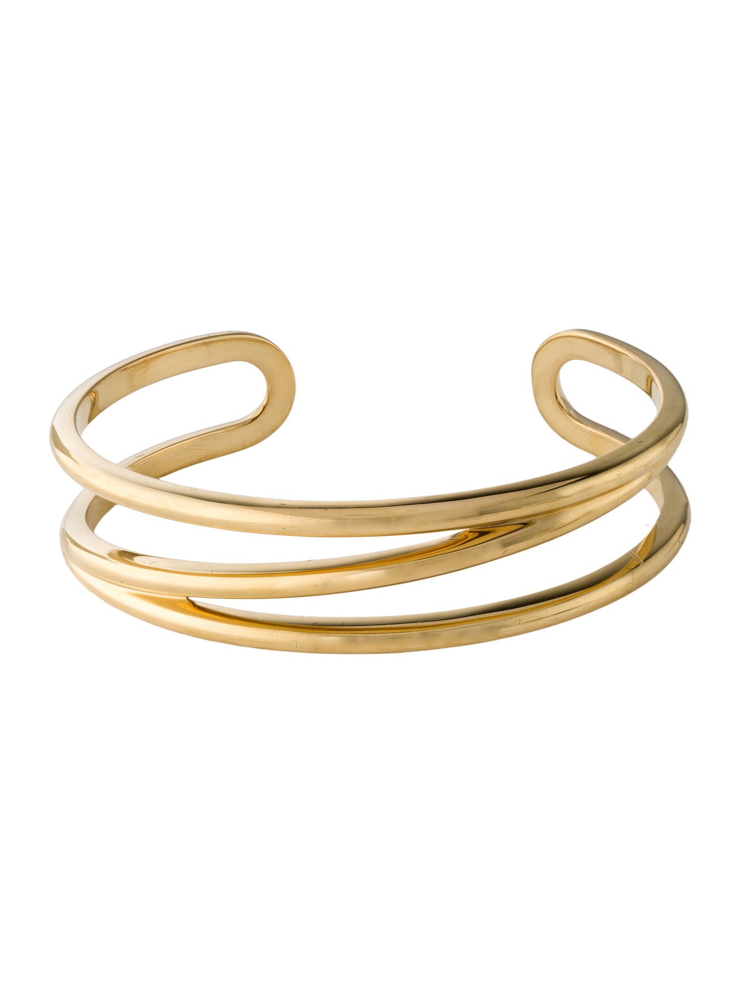 Tiffany & Co. 18K Zig Zag Cuff Bracelet