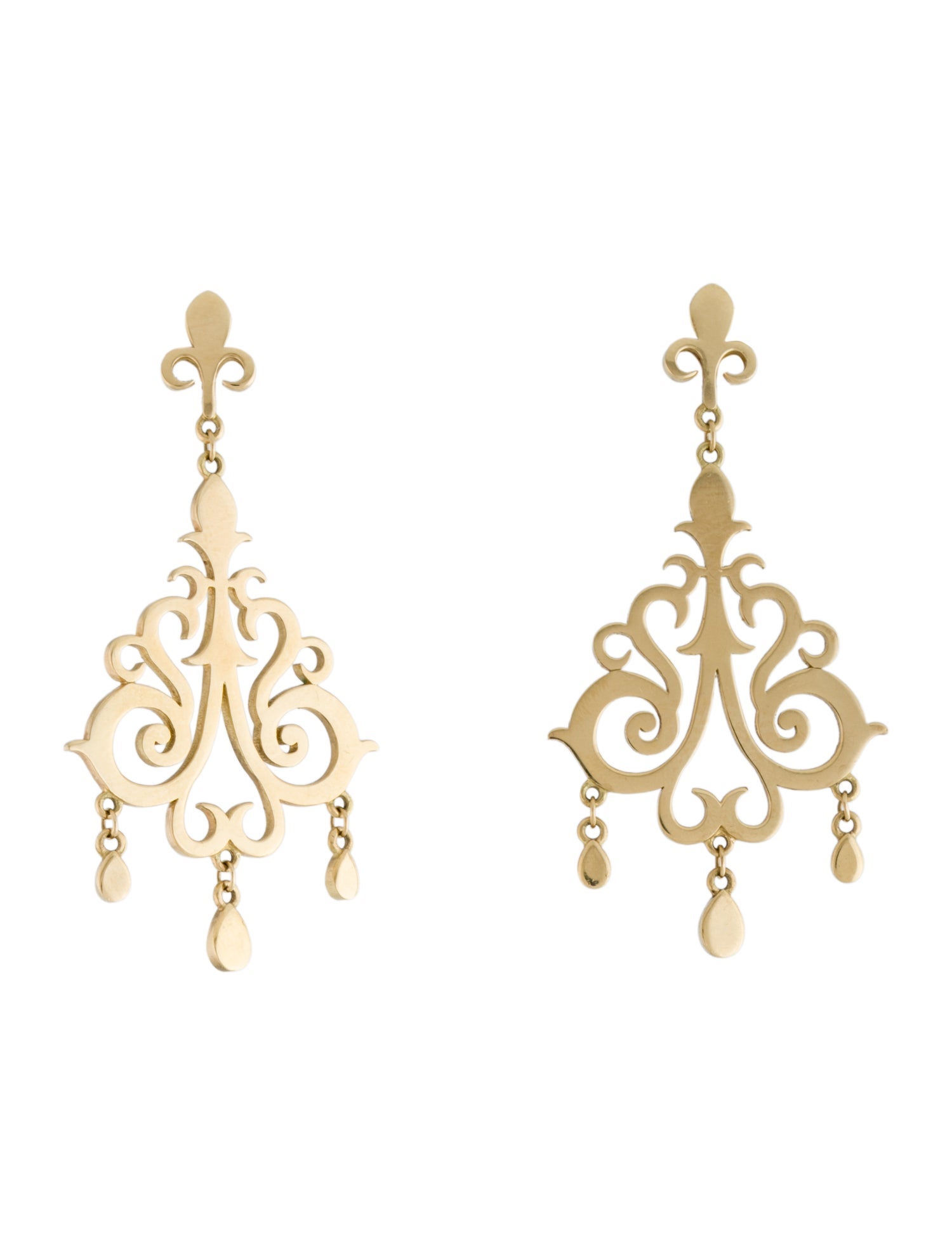 Tiffany & Co. 18K Enchant Chandelier Drop Earrings