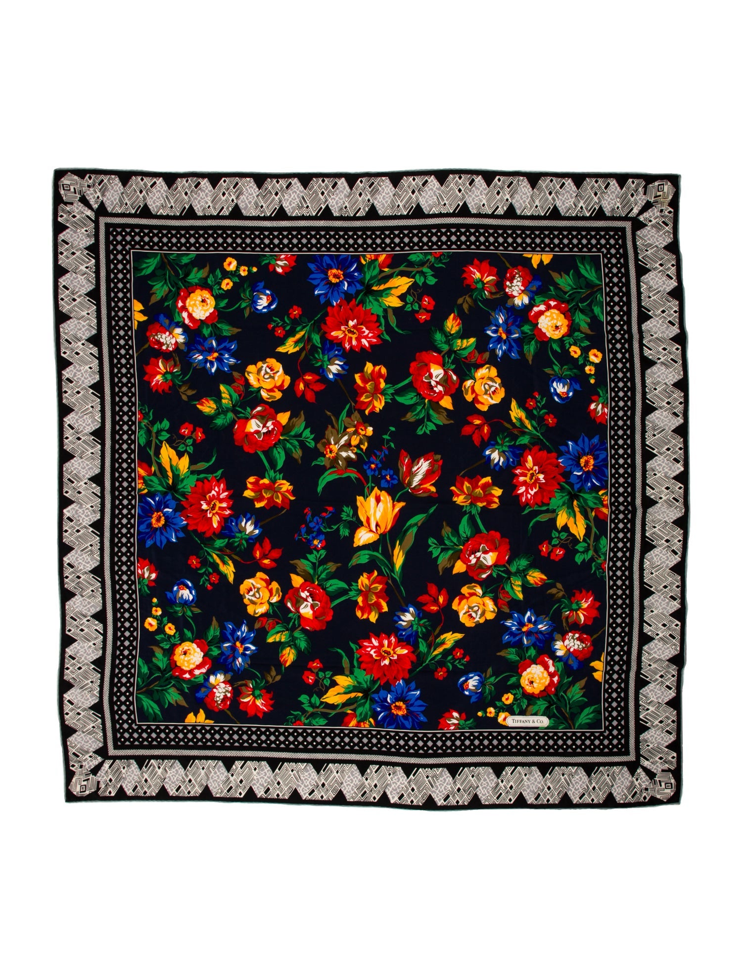 Tiffany & Co. Silk Printed Scarf