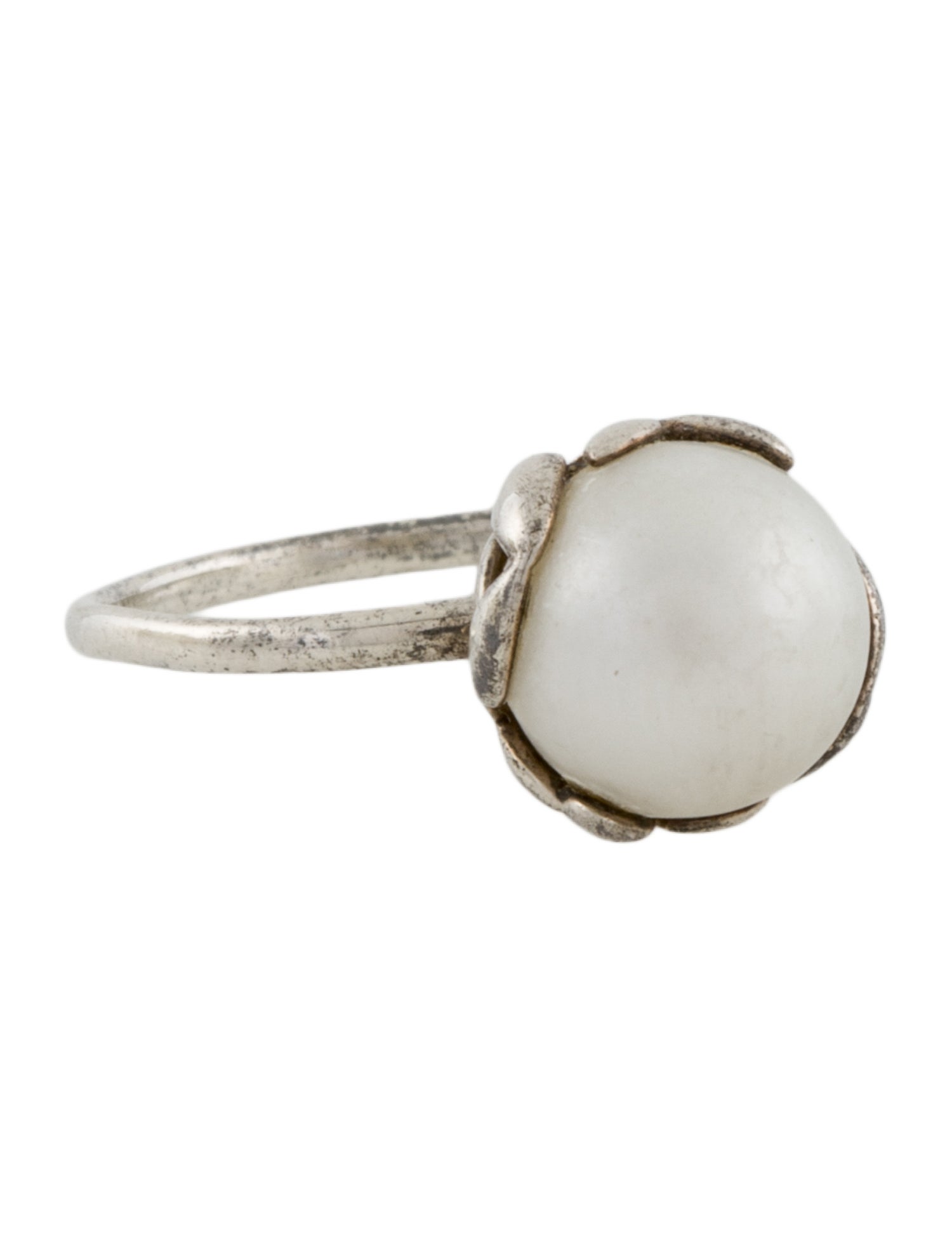 Tiffany & Co. Olive Leaf Pearl Ring