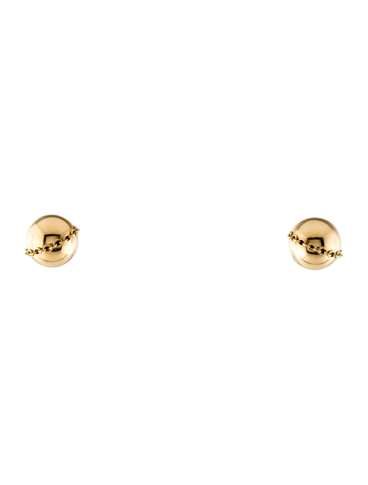 Tiffany & Co. 18K Bolt Stud Earrings