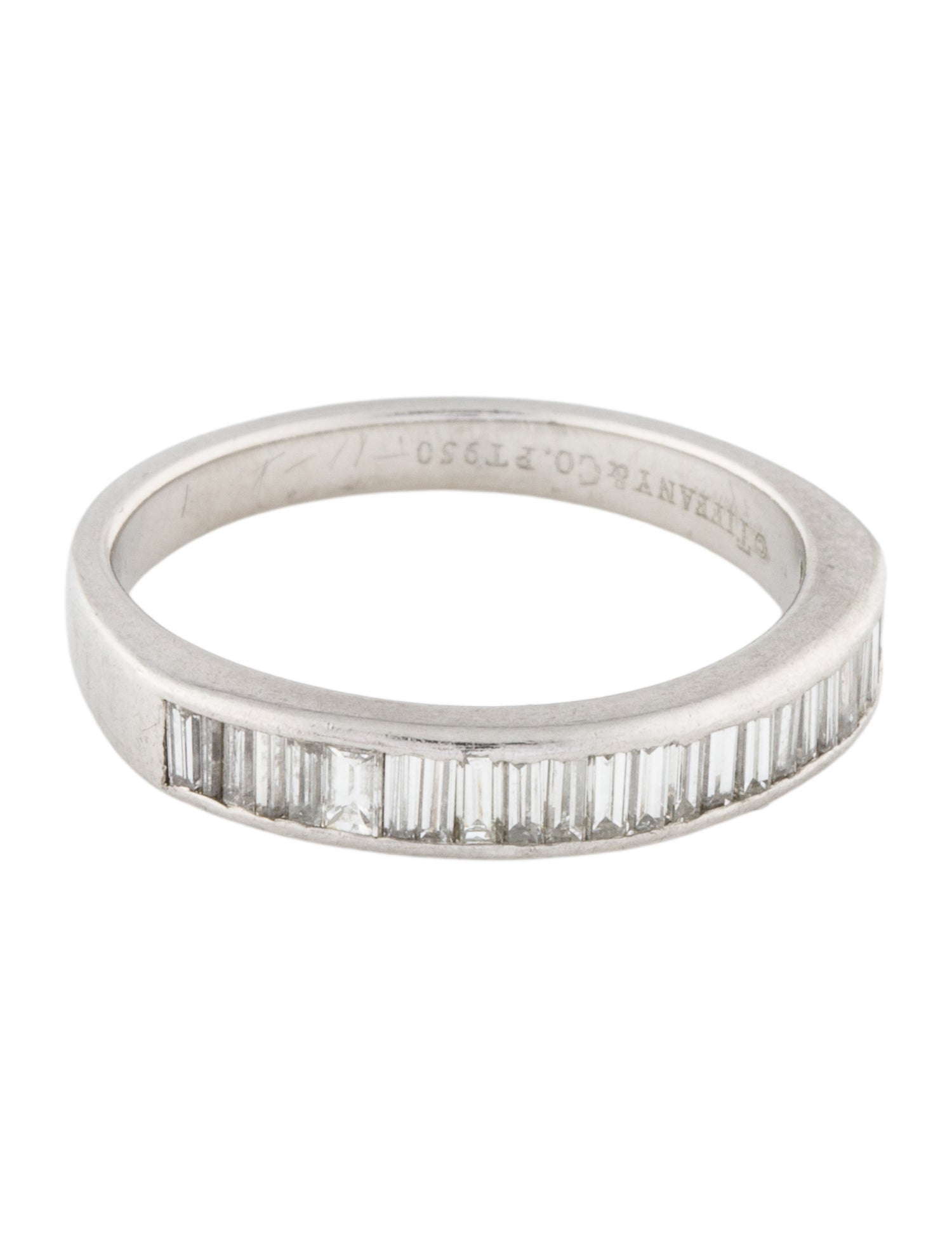 Tiffany & Co. Platinum Diamond Band