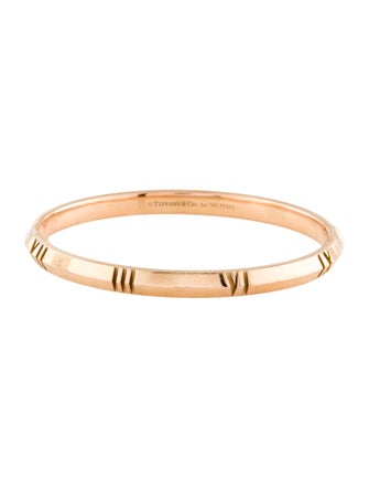 Tiffany & Co. 18K Atlas Hinged Bangle