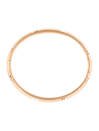 Tiffany & Co. 18K Atlas Hinged Bangle