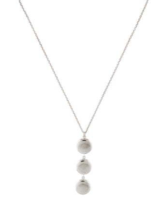 Tiffany & Co. Triple Disc Drop Lavalier Necklace