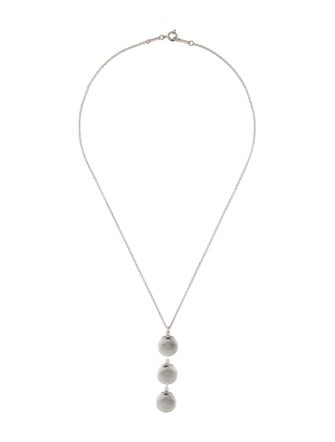 Tiffany & Co. Triple Disc Drop Lavalier Necklace