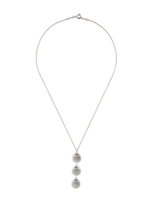 Tiffany & Co. Triple Disc Drop Lavalier Necklace