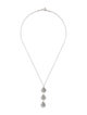 Tiffany & Co. Triple Disc Drop Lavalier Necklace