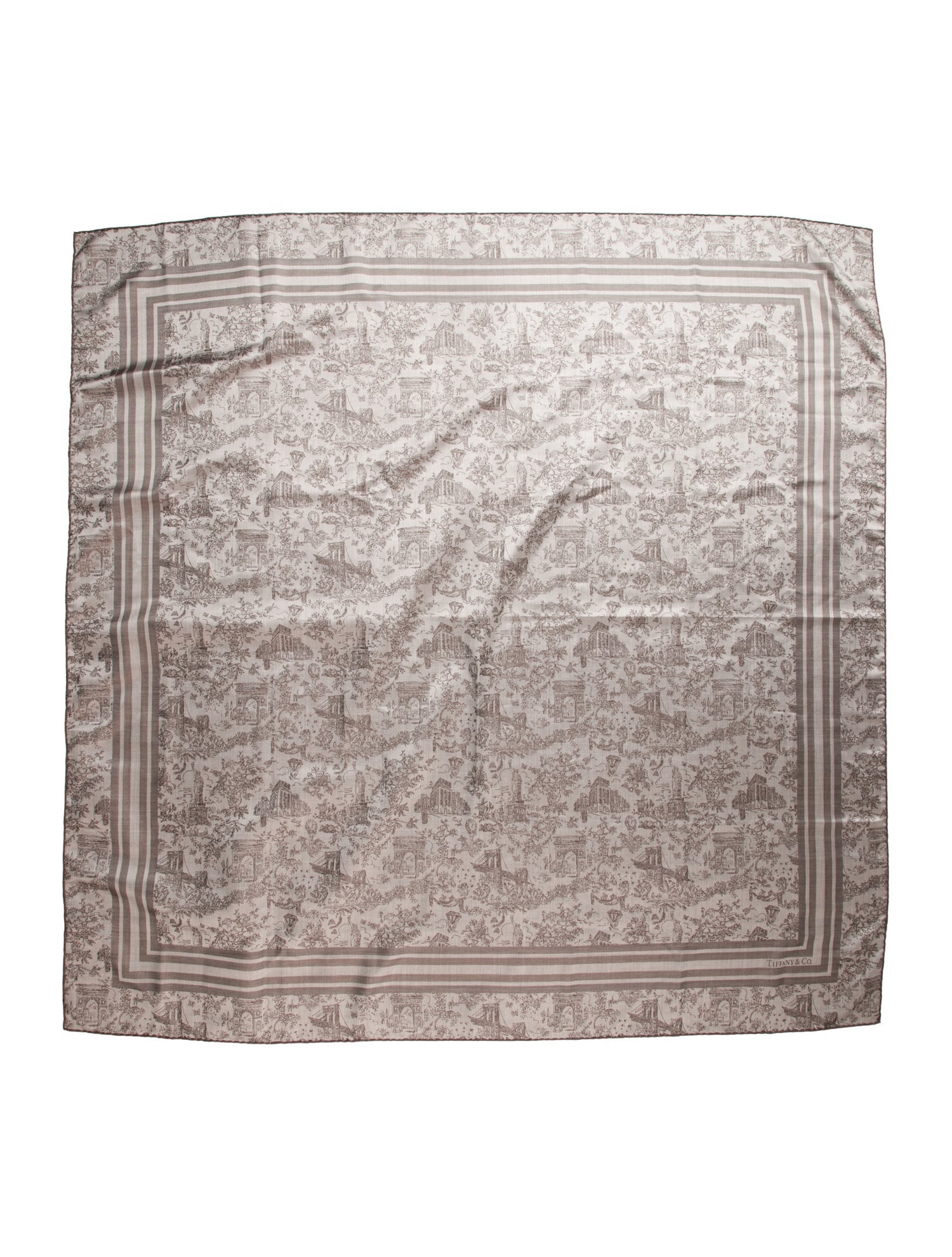 Tiffany & Co. Silk Printed Scarf