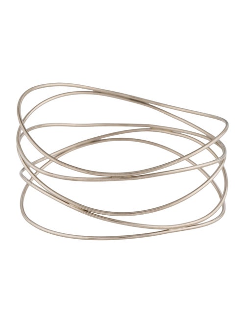 Tiffany & Co. 18K Wave Five-Row Bangle