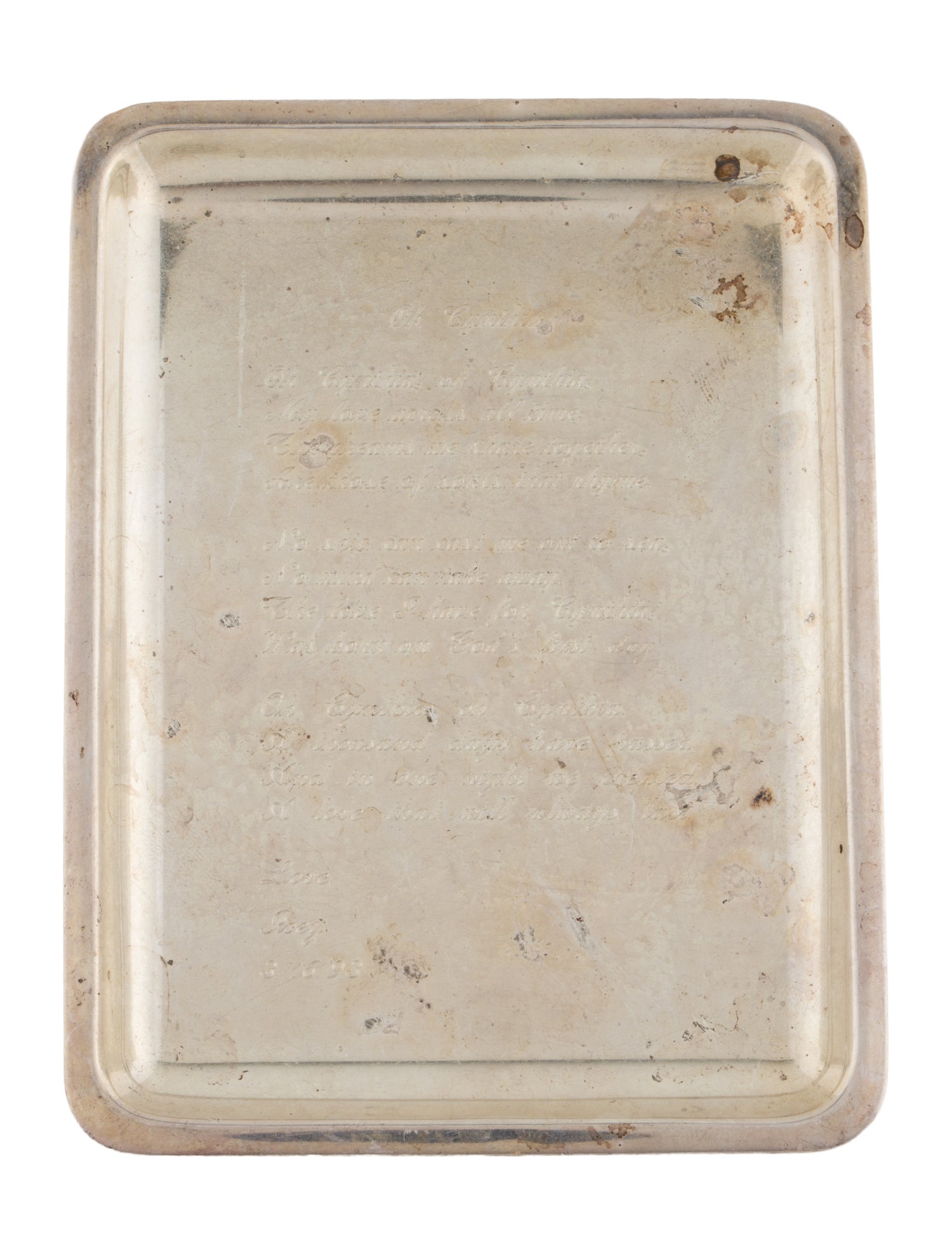 Tiffany & Co. Small Sterling Silver Tray