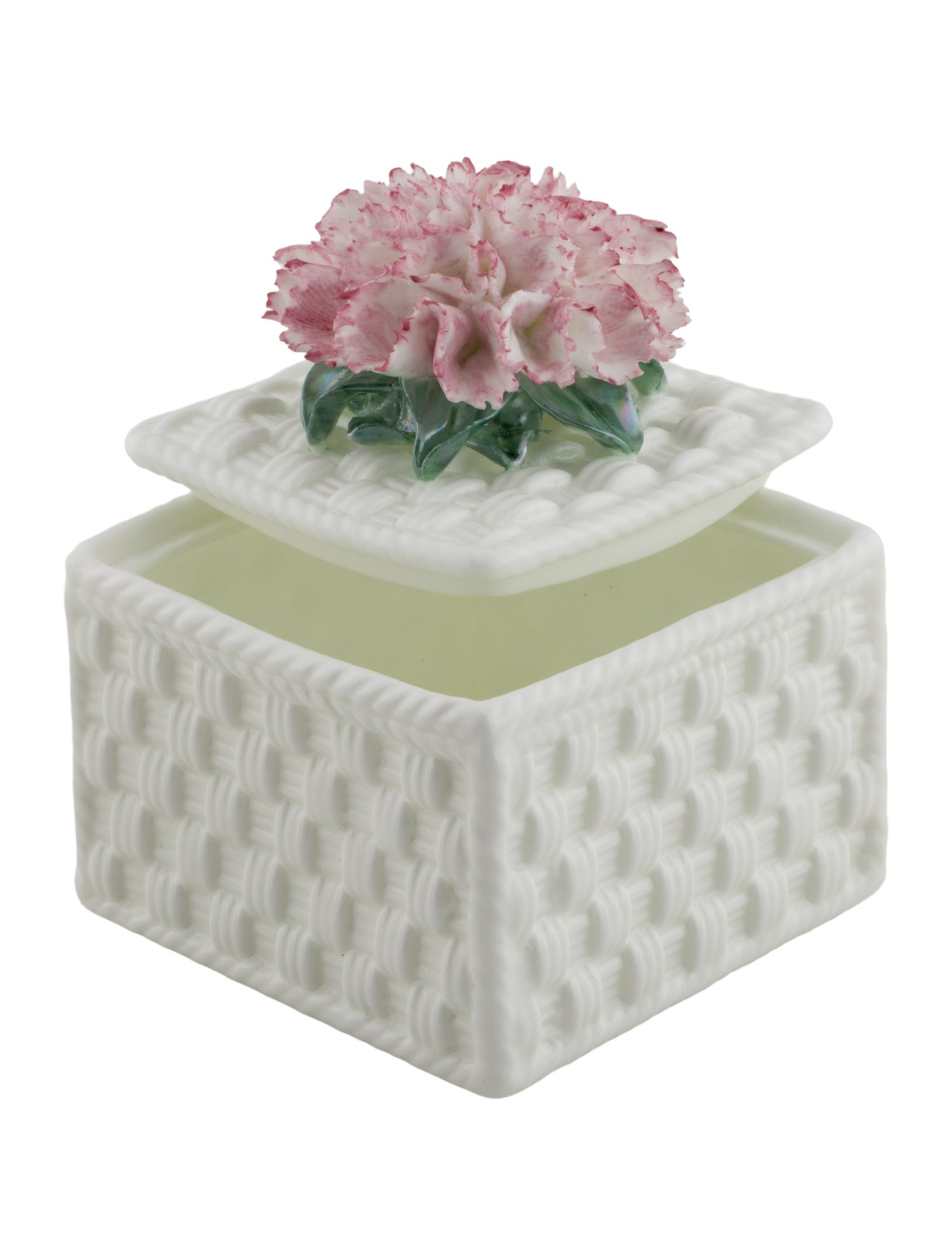 Tiffany & Co. Small Ceramic Flower Basket Collectible