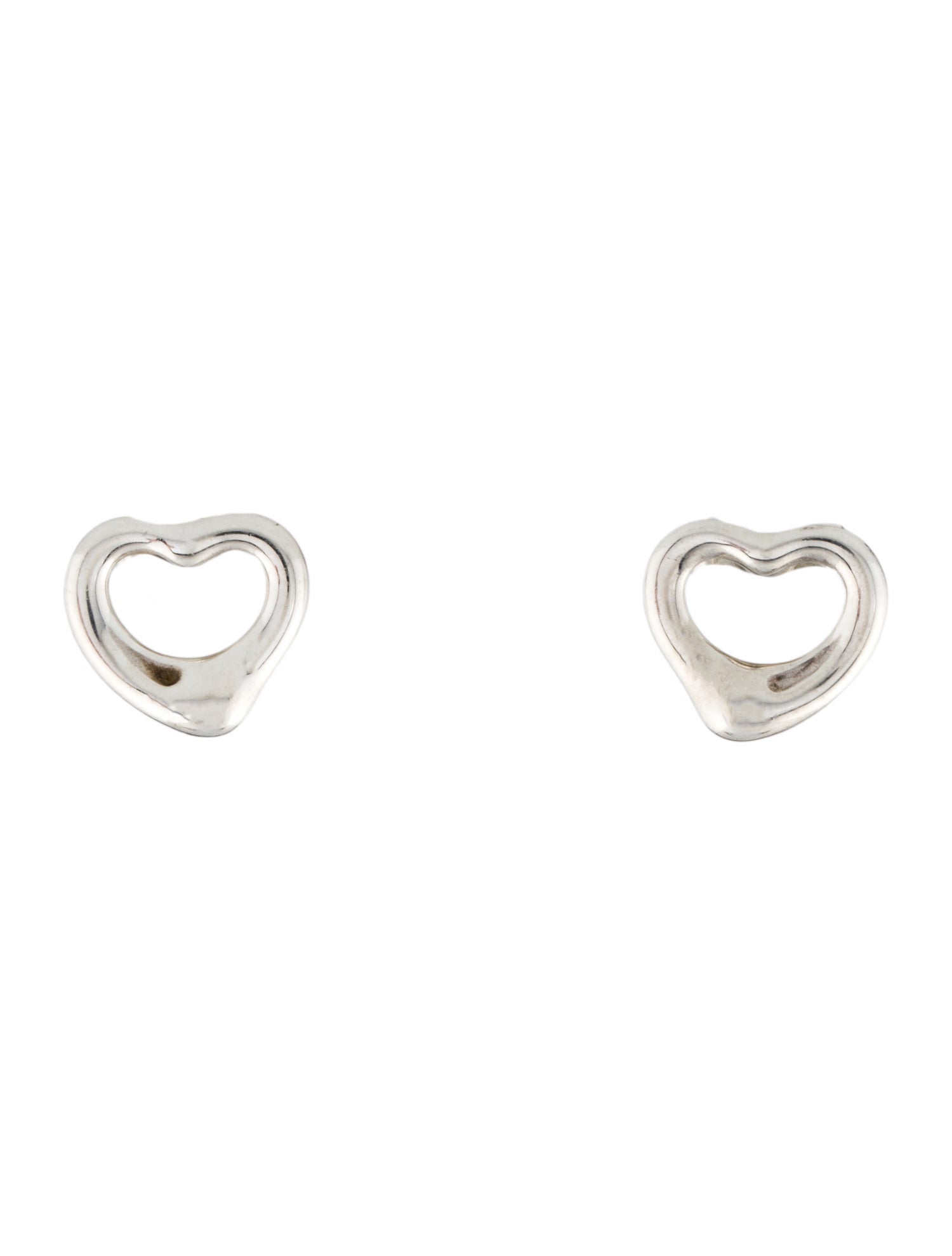Tiffany & Co. Open Heart Stud Earrings