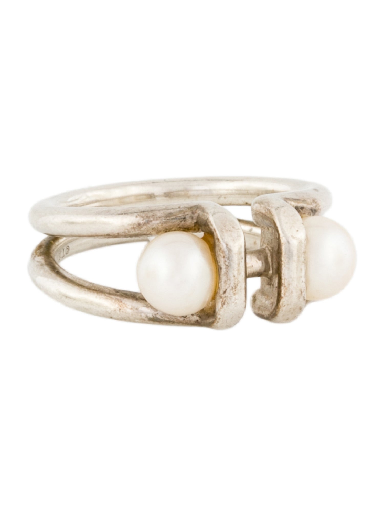 Tiffany & Co. Double Pearl Ring