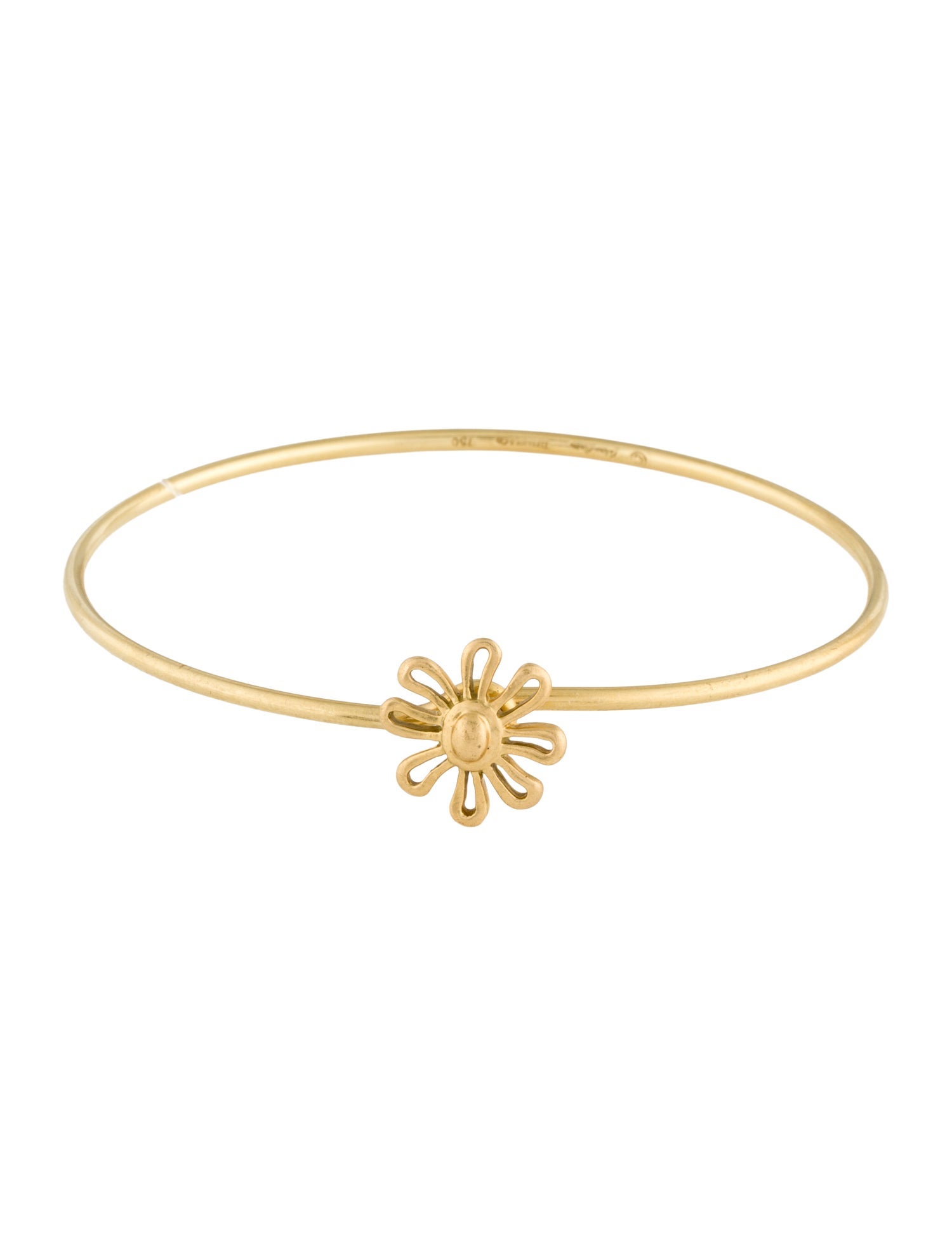 Tiffany & Co. 18K Daisy Bangle Bracelet