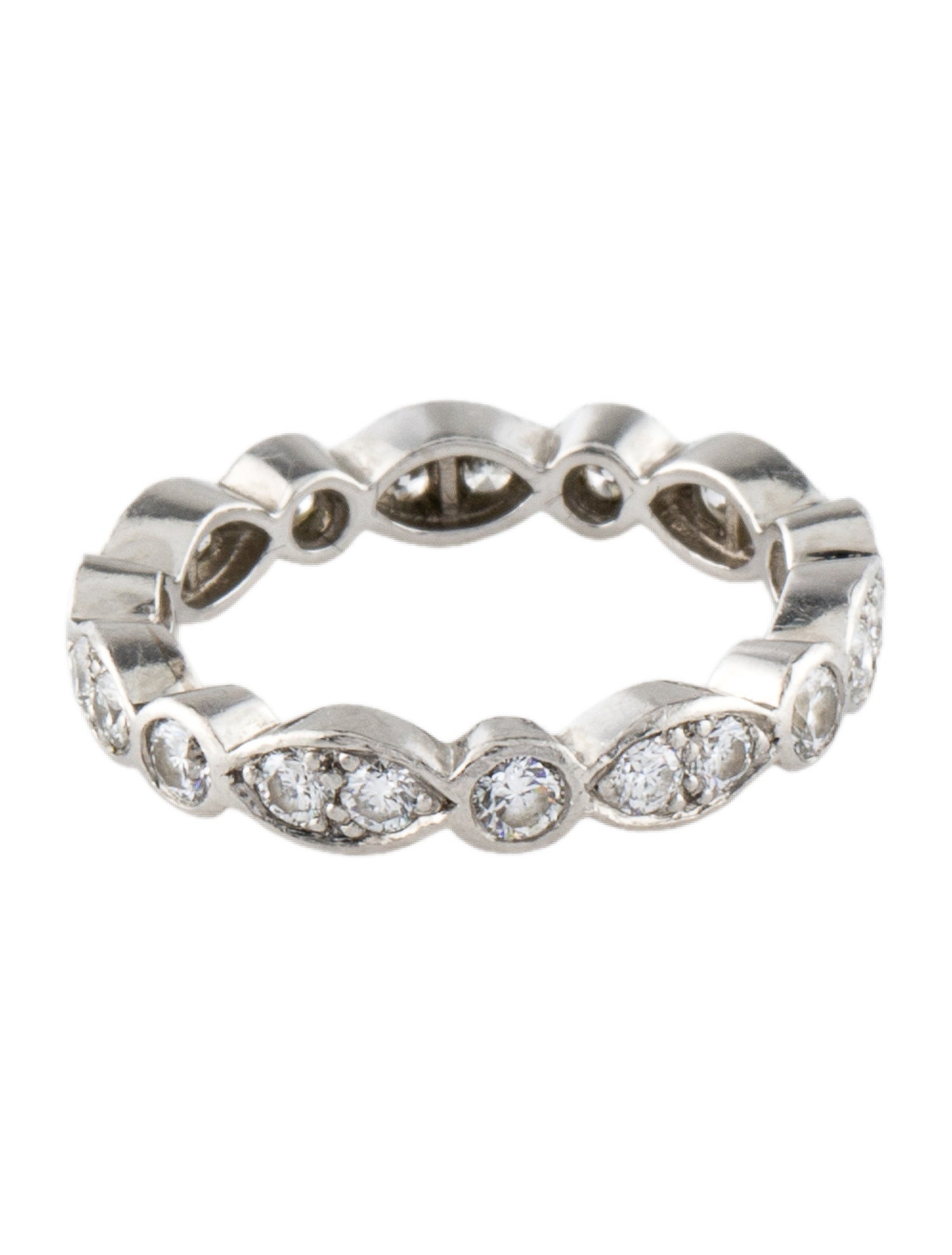 Tiffany & Co. Platinum Diamond Jazz Eternity Band