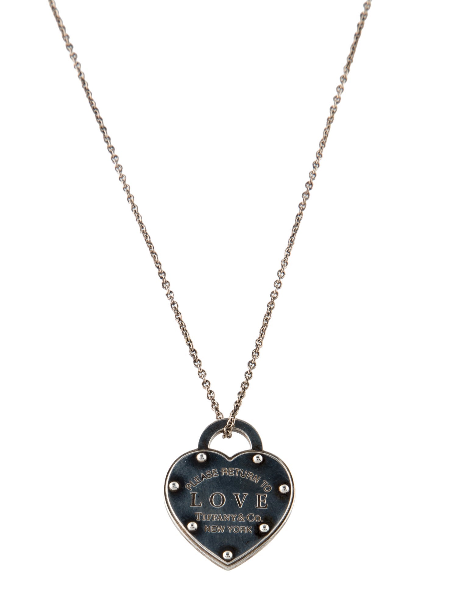 Tiffany & Co. Love Heart Pendant Necklace