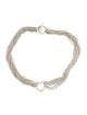 Tiffany & Co. Heart Multi Strand Toggle Necklace