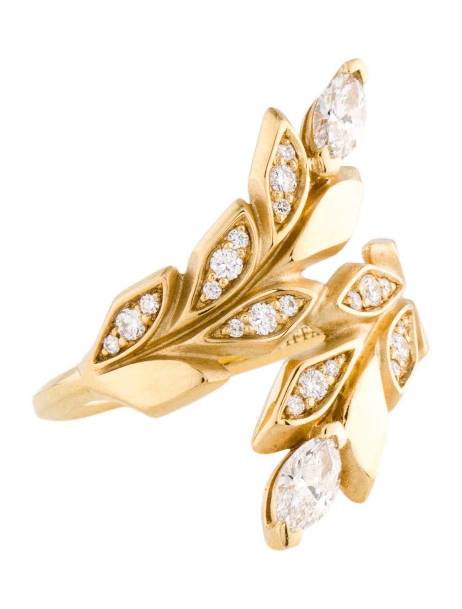 Tiffany & Co. 18K Diamond Victoria Vine Ring