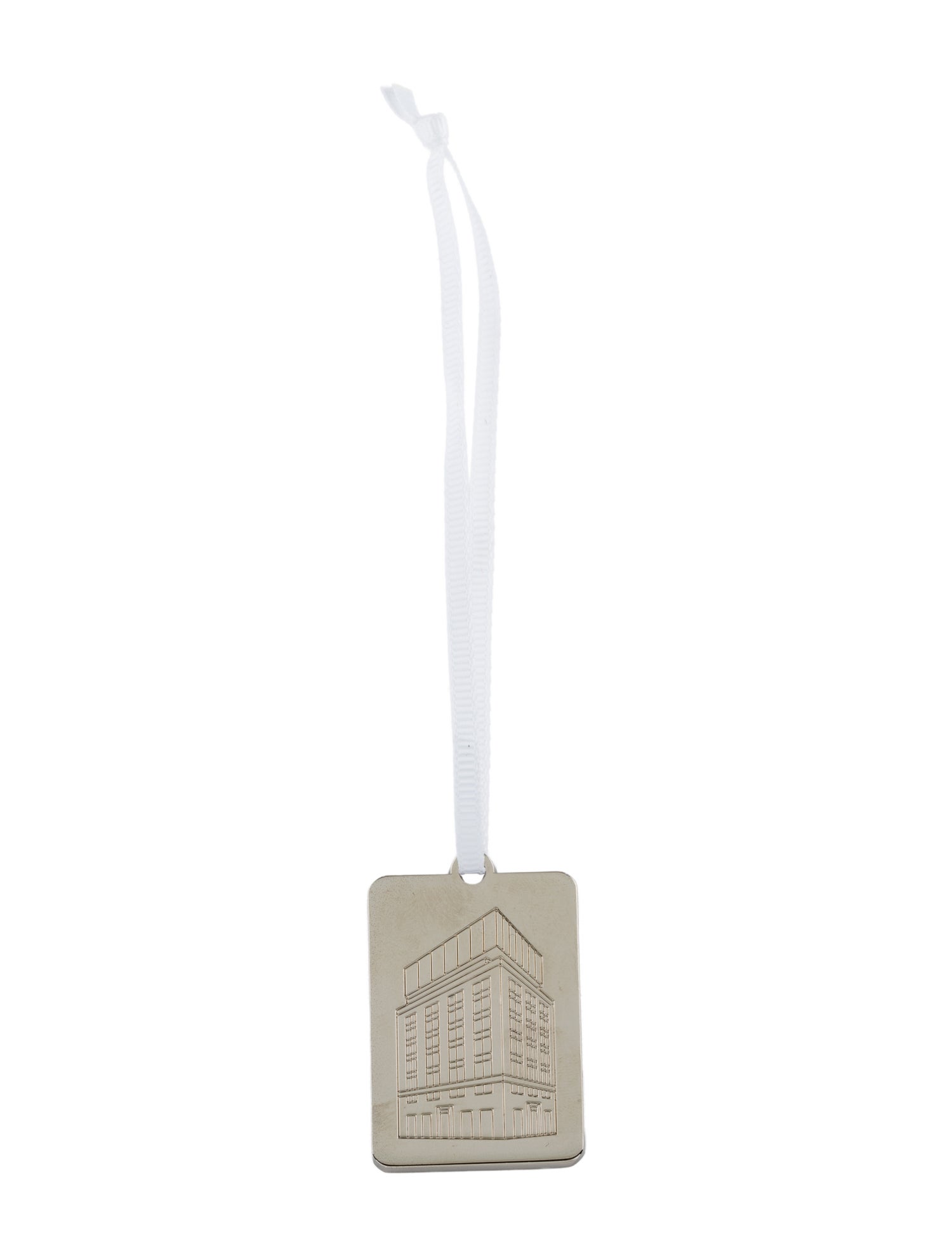 Tiffany & Co. Silver-Tone Logo Ornament