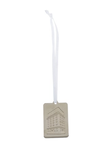 Tiffany & Co. Decorative Accents Silver-Tone Logo Ornament