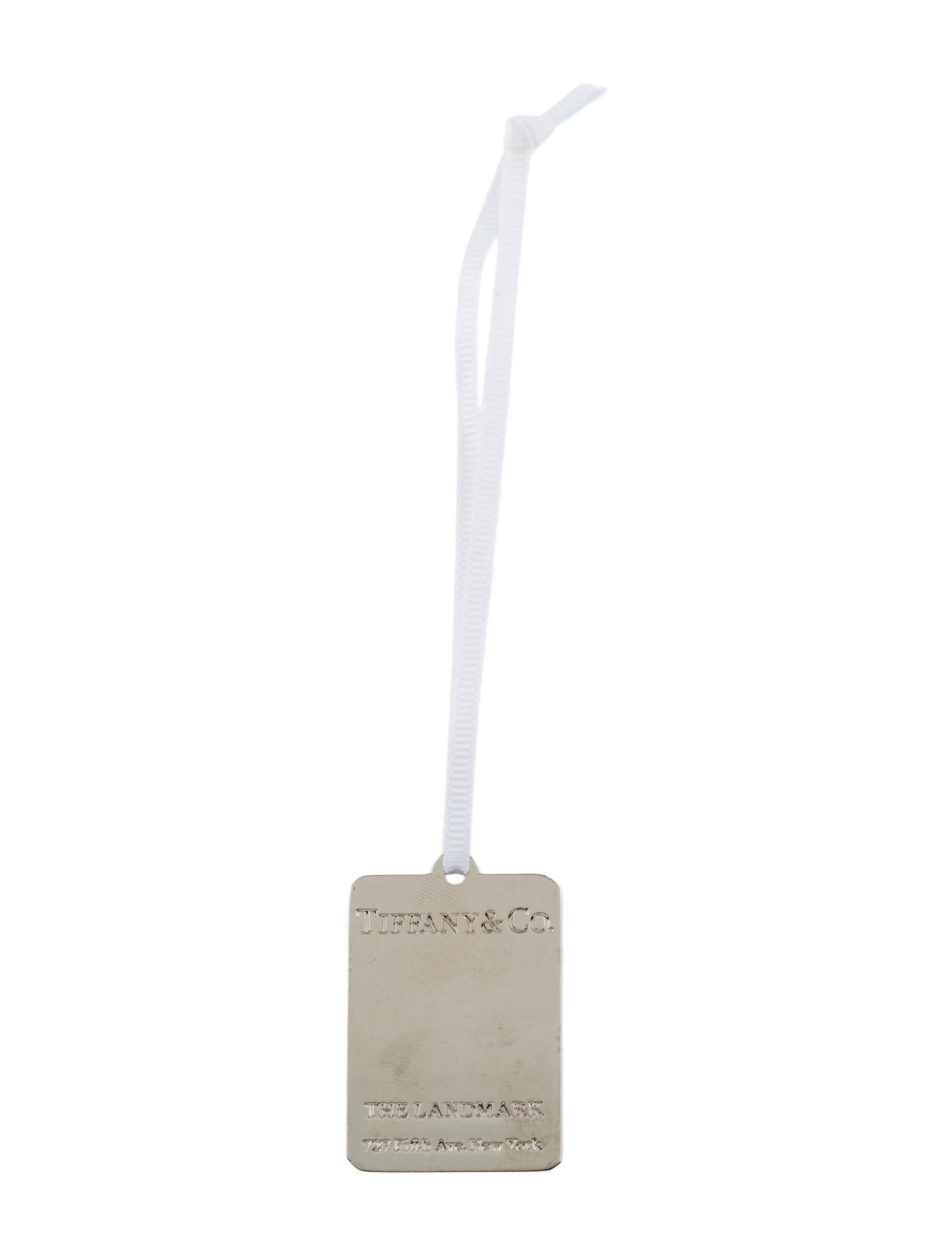 Tiffany & Co. Silver-Tone Logo Ornament