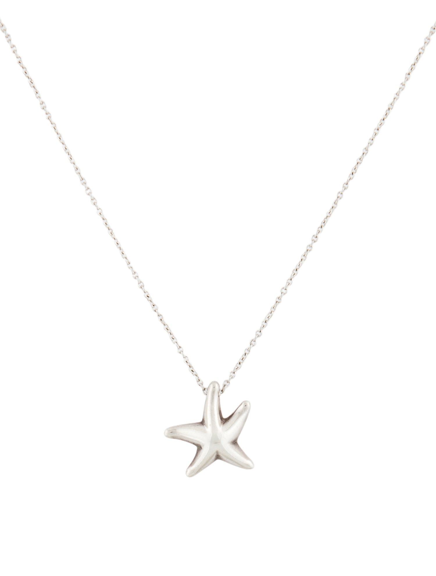 Tiffany & Co. Starfish Pendant Necklace