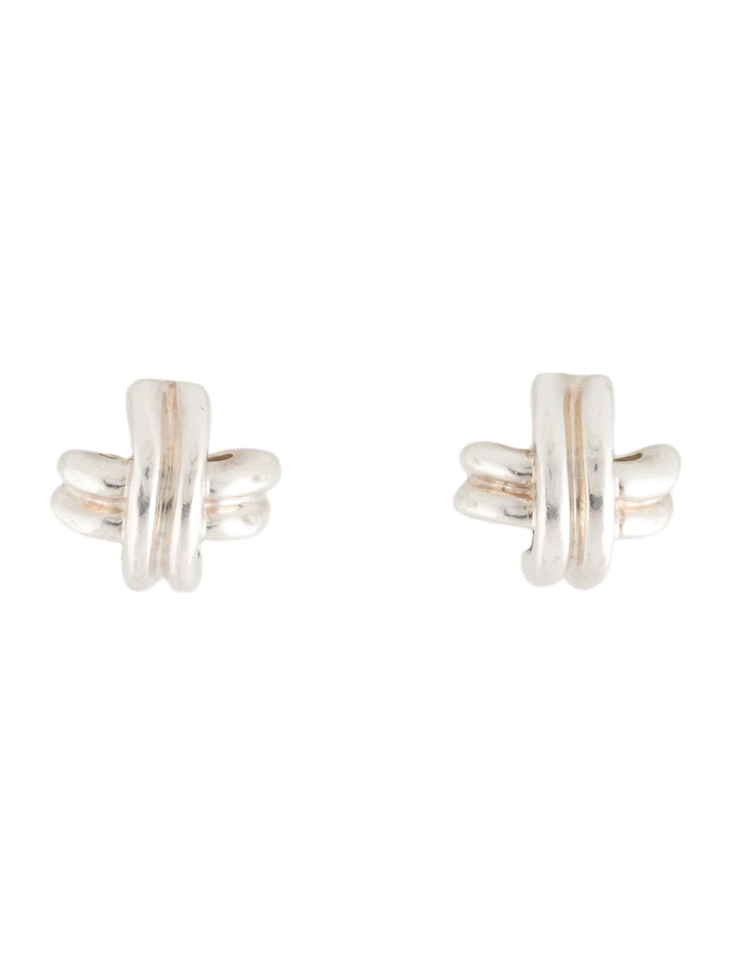 Tiffany & Co. Vintage Signature X Earclip Earrings
