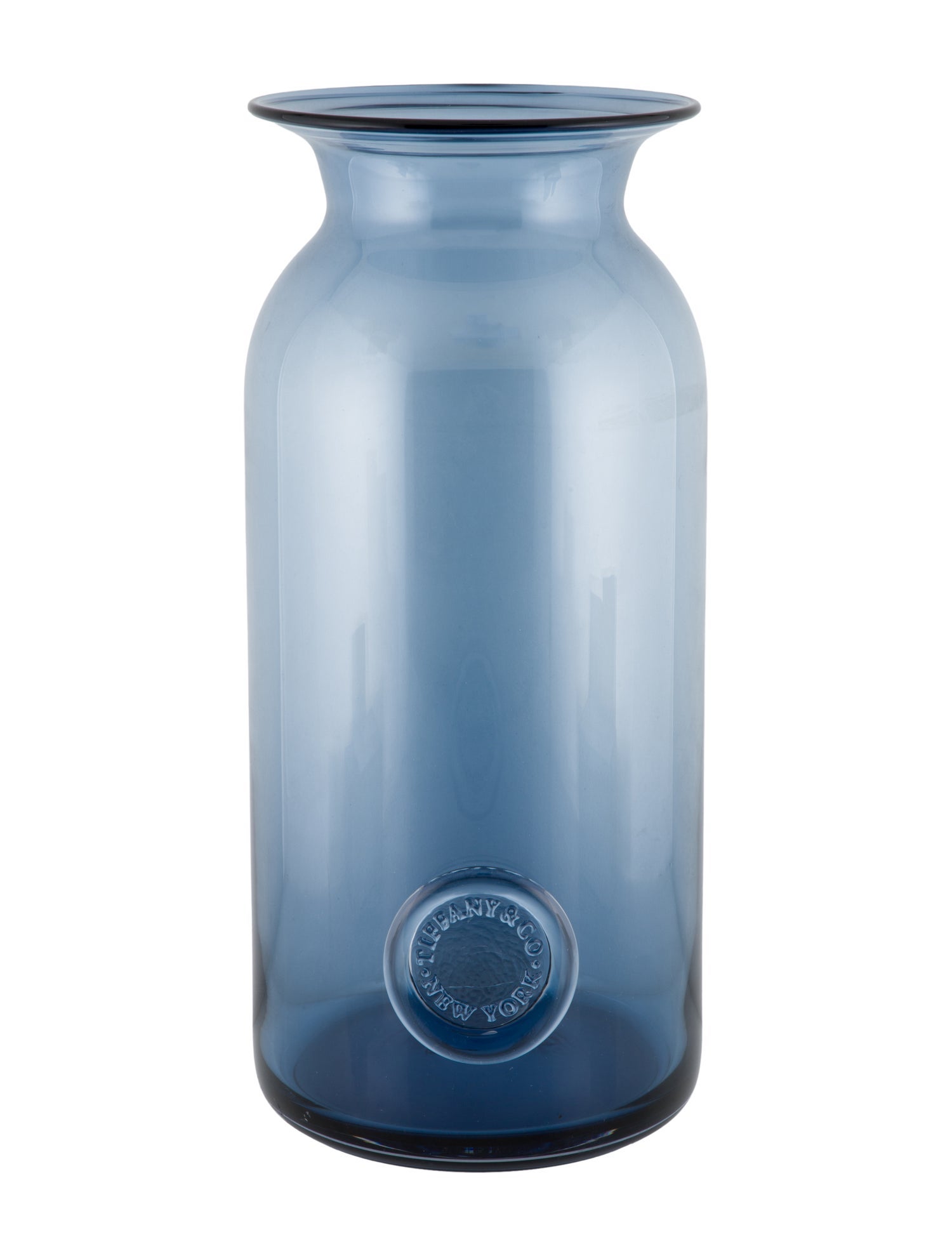 Tiffany & Co. Logo Crystal Vase