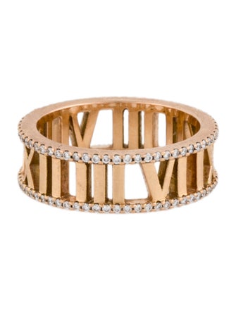 Tiffany & Co. 18K Diamond Atlas Open Eternity Ring