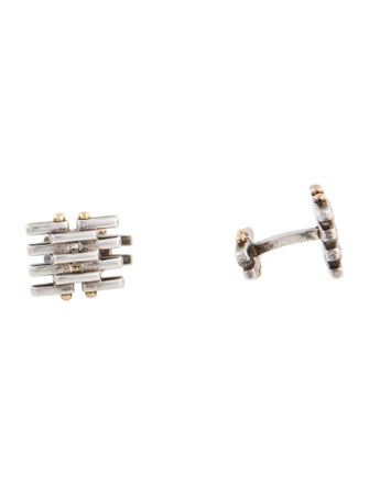 Tiffany & Co. Two-Tone Gatelink Cufflinks