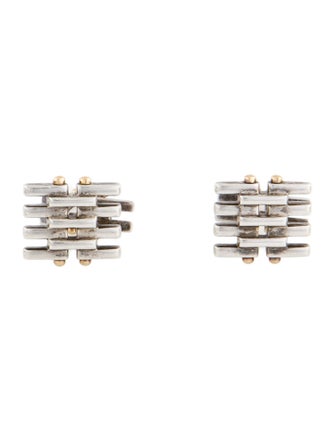 Tiffany & Co. Two-Tone Gatelink Cufflinks