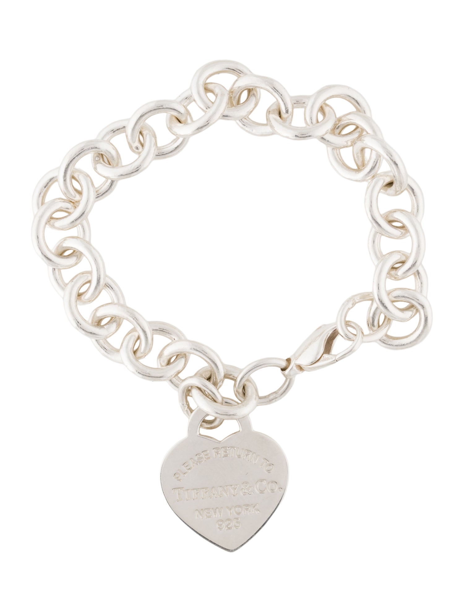 Tiffany & Co. Heart Tag Charm Bracelet