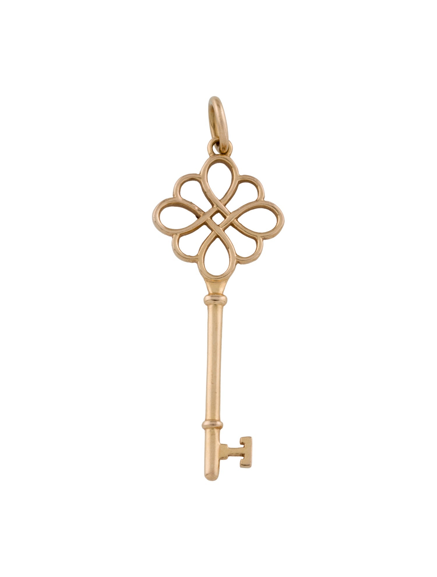 Tiffany & Co. 18K Knot Key Pendant
